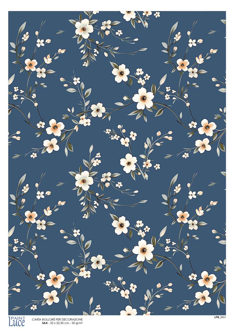 LP Bollorè Fiorellini base blu