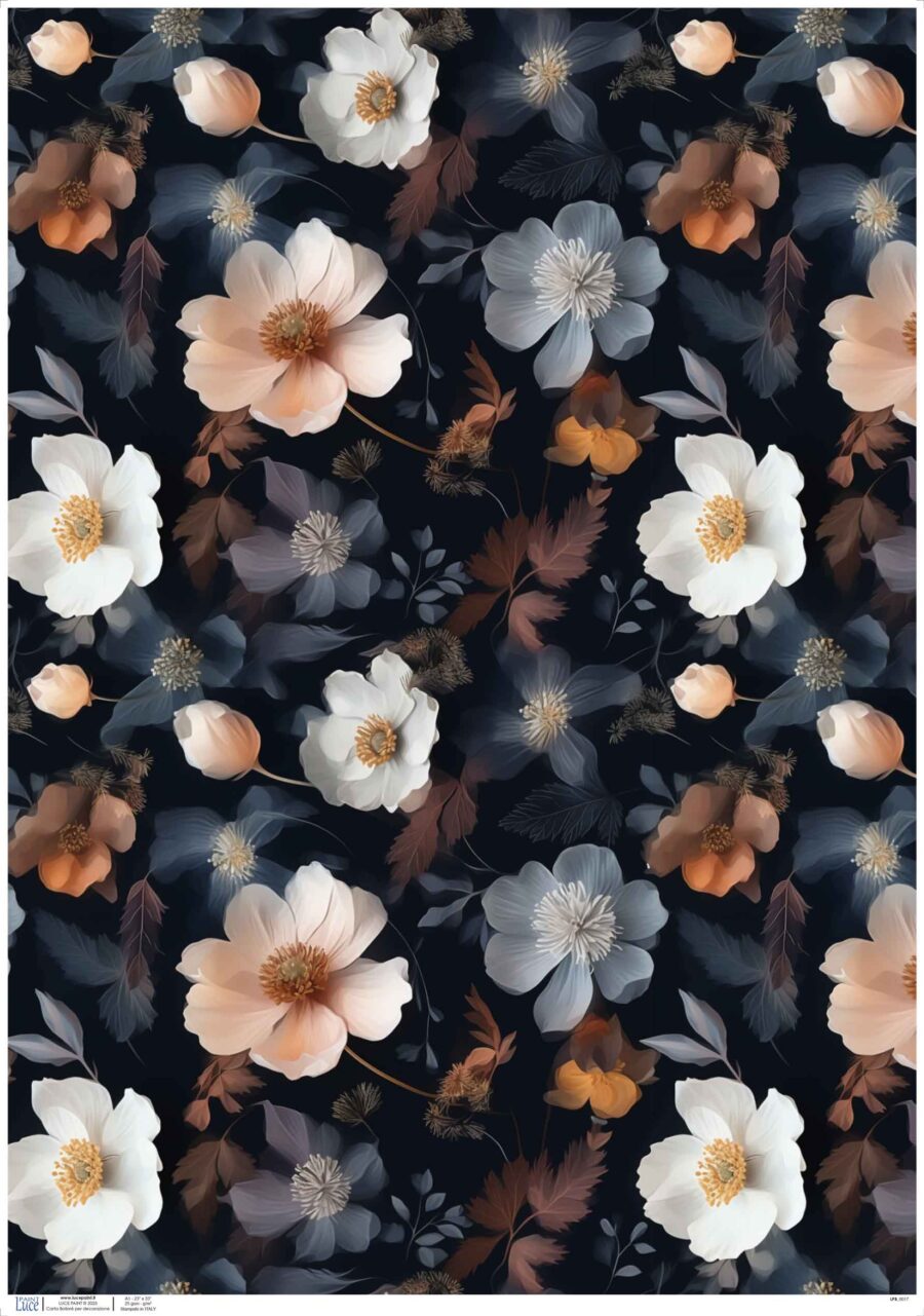 LP Bollorè Fiori sfondo nero 1