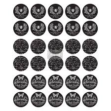 ReDesign Knob Transfer - Cursive Letters