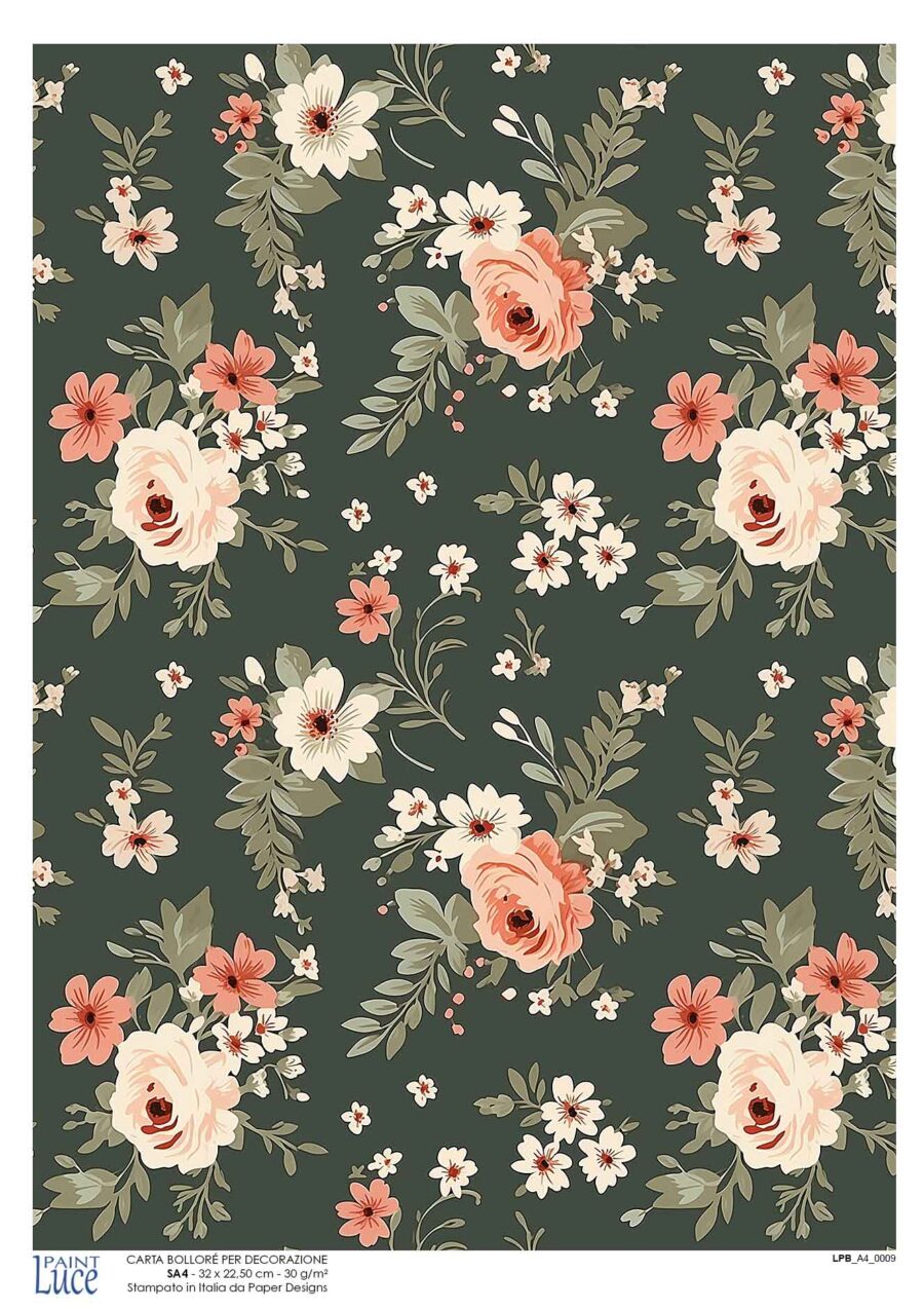 LP Bollorè Fiori Grandi Base verde grigio 1